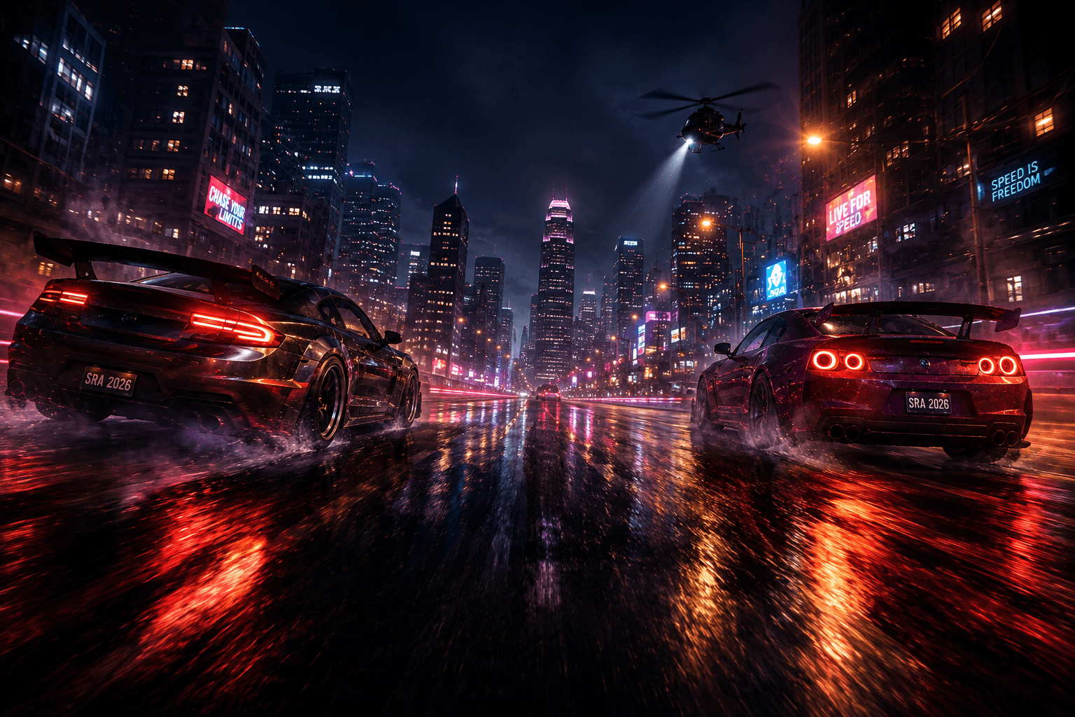 Speed Rush Auto Background